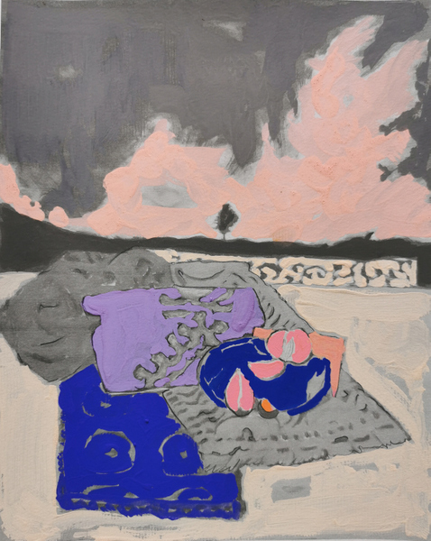 vie intérieure des choses I- variation 5 - encre pigmentée et gouache